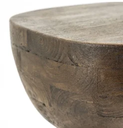 Bijzettafel Cobble bruin