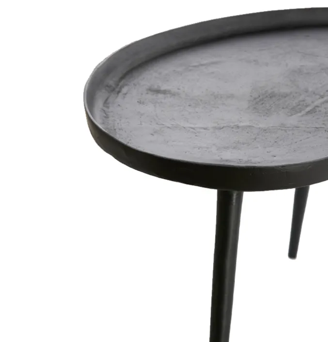 Bijzettafel Loreto zwart