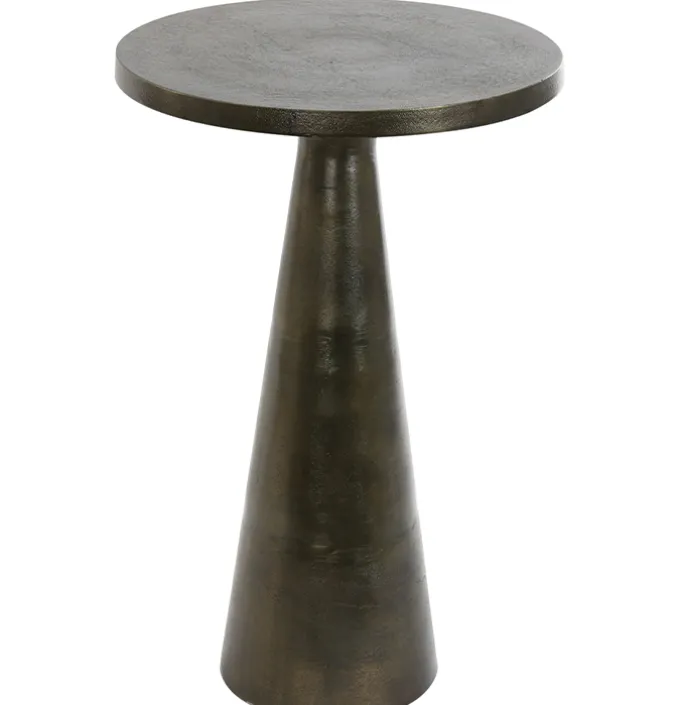 Bijzettafel Paola Antiek Brons