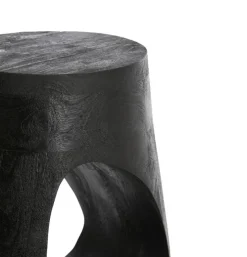Bijzettafel Paralia rond zwart