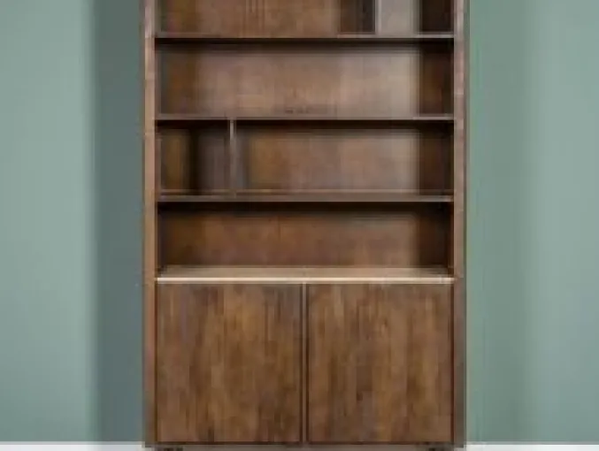 Boekenkast Lio bruin