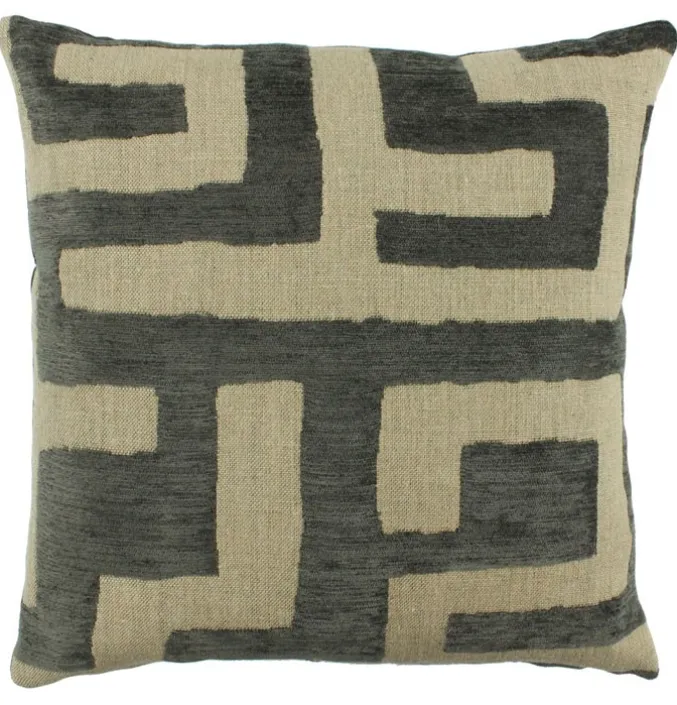 Claudi sierkussen Kubana dark taupe