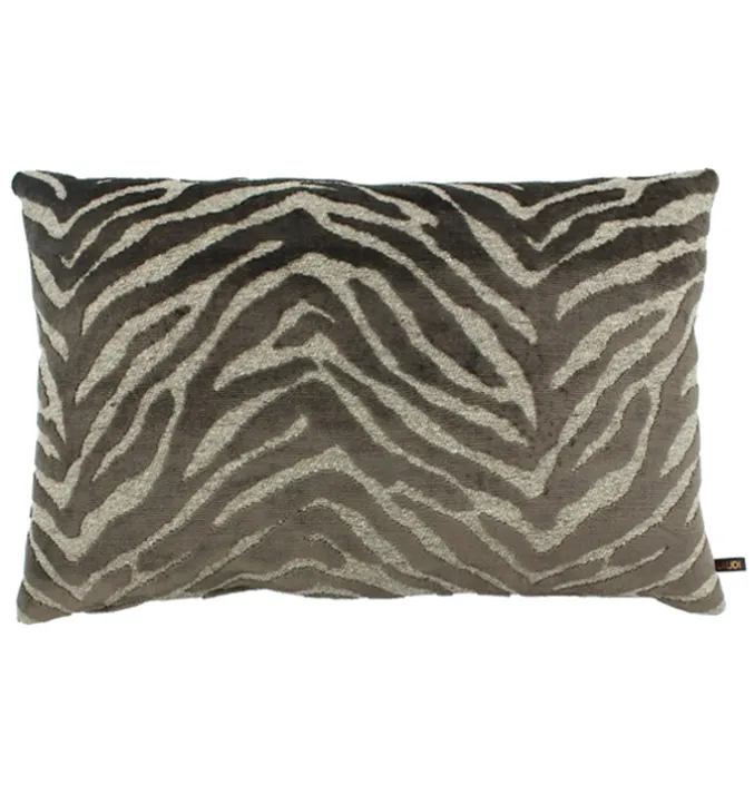 Claudi sierkussen Paco dark taupe