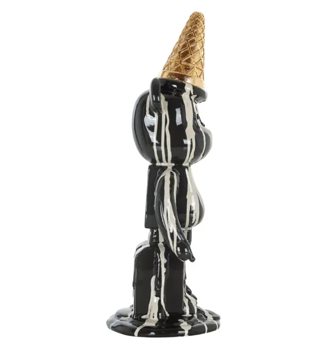 Decoratieve beer zwart