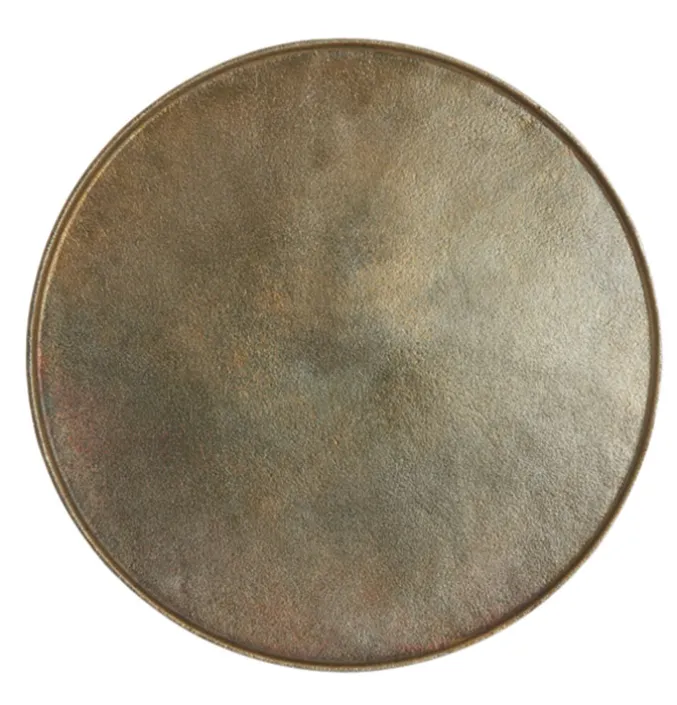 DIENBLAD MAES ROND ANTIEK BRONS