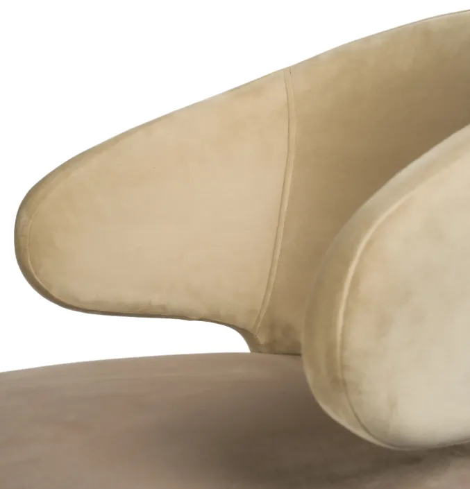 Eetkamerstoel Indigo khaki velvet