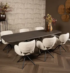 Eetkamerstoel Rosalin Taupe