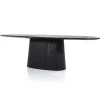 Eettafel Aurora Zwart Ovaal