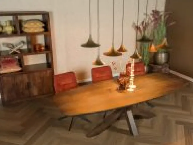 Eettafel Mahara hout