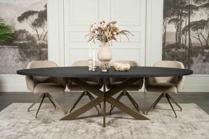 Eettafel Marseille spinpoot slank