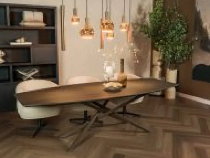 Eettafel Nice eiken verjongd