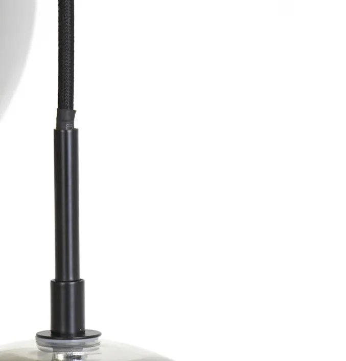 Hanglamp Sulmona Zwart Smoke