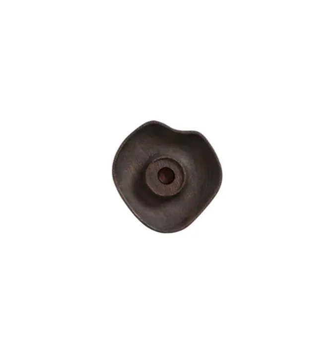 Kandelaar Lagoa hout mat donkerbruin