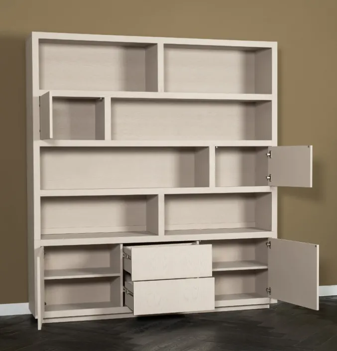 Kast Hermani hout taupe