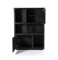 Kast Hermani zwart 2 deuren