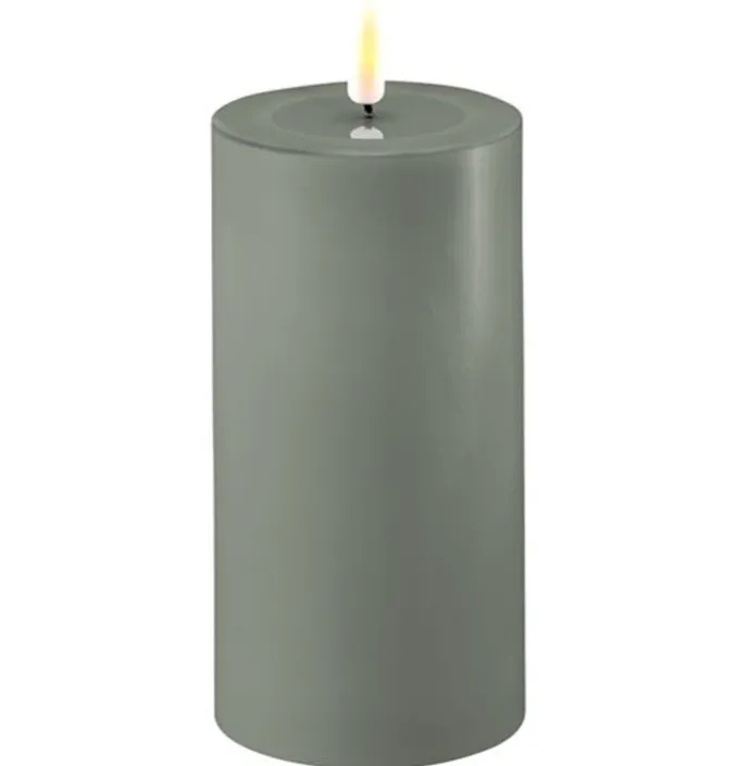 Led Kaars Salvie Green