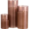 LEDLAMP BLINKEND GLAS BRUIN