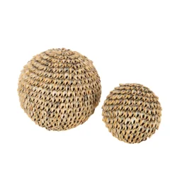 Ornament bol Noa schelpen
