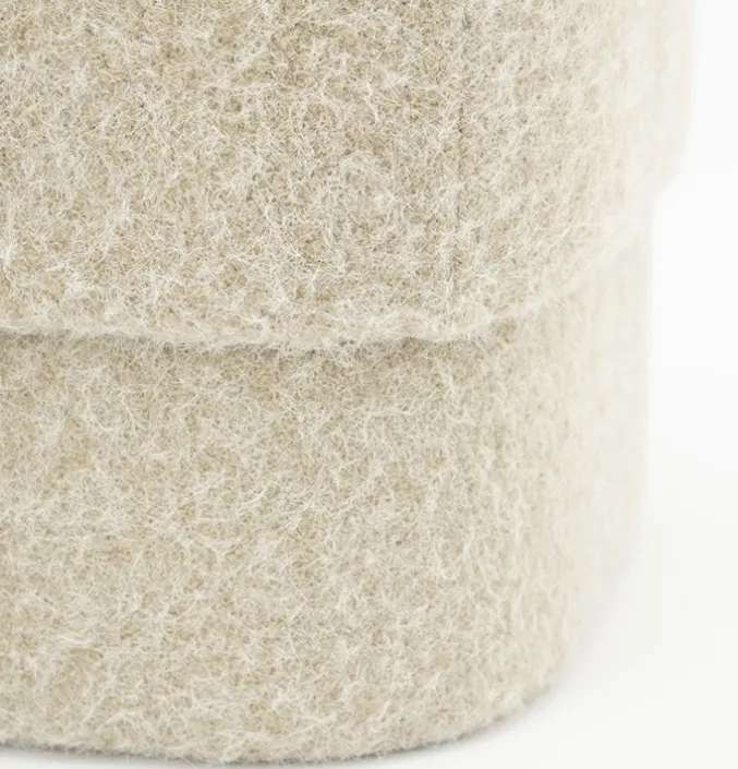 Poef Kelso taupe