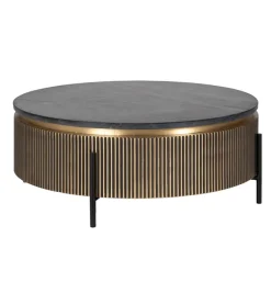 Salontafel Ironville Zwart Goud