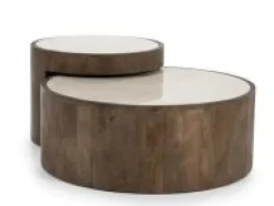 Salontafel set Hazel bruin