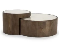 Salontafel set Hazel bruin