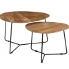 Salontafel Set Ivy Bruin