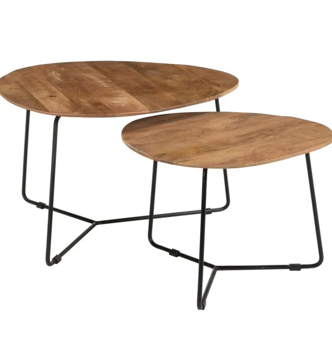 Salontafel Set Ivy Bruin