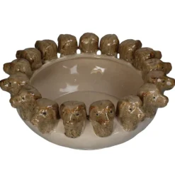 Schaal honden bruin