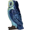 Vaas Uil blauw