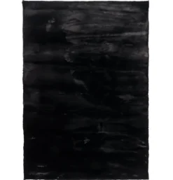 Vloerkleed Plush zwart