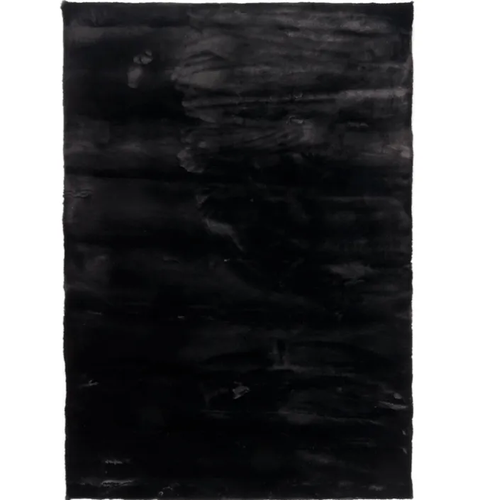 Vloerkleed Plush zwart