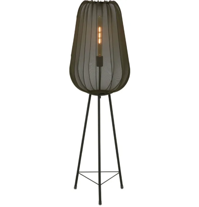 Vloerlamp Plumeria groen