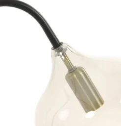 Vloerlamp Riccio Zwart