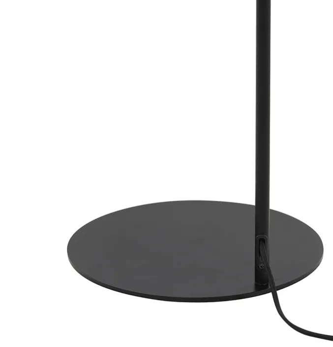 Vloerlamp Riccio Zwart