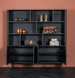 Wandkast Risor zwart