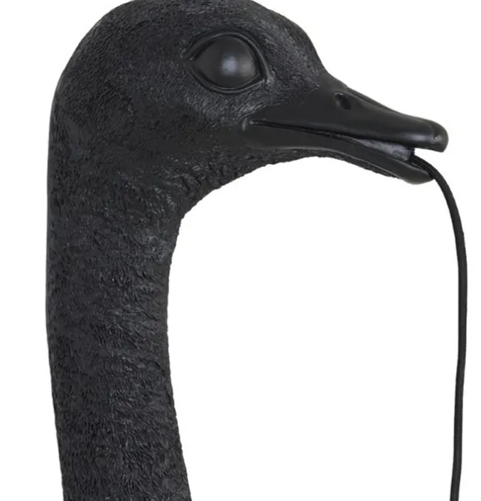 Wandlamp Ostrich zwart