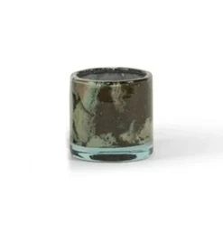 Waxinelichthouder camouflage bruin