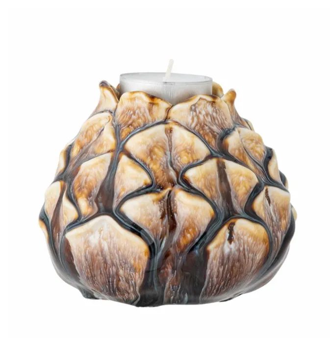 Waxinelichthouder Cathie Votive bruin