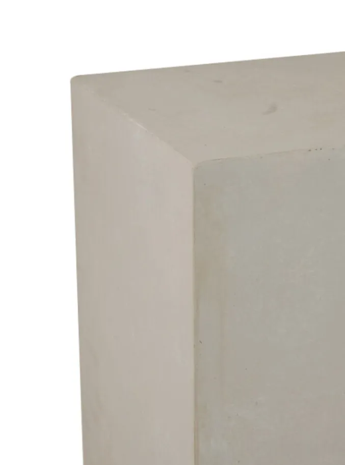 Zuil Klei Rechthoek Beige