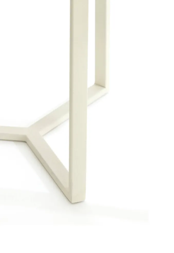 Zuil ROSOLINA helder rib glas+crème