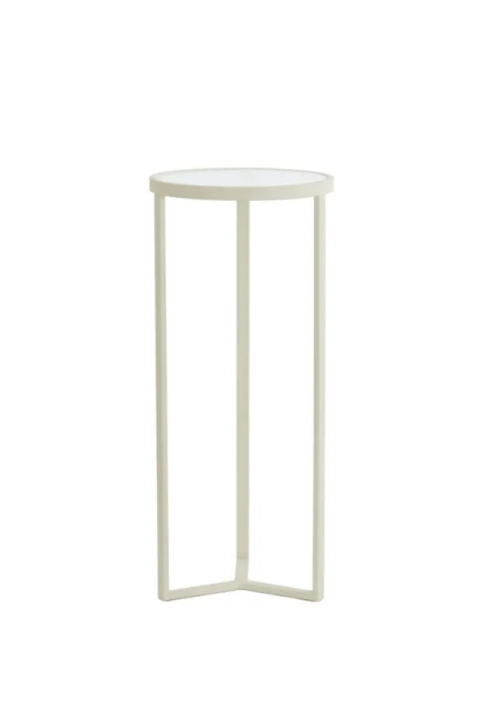 Zuil ROSOLINA helder rib glas+crème